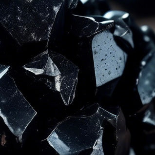 Black Obsidian crystal - Luna by Lola